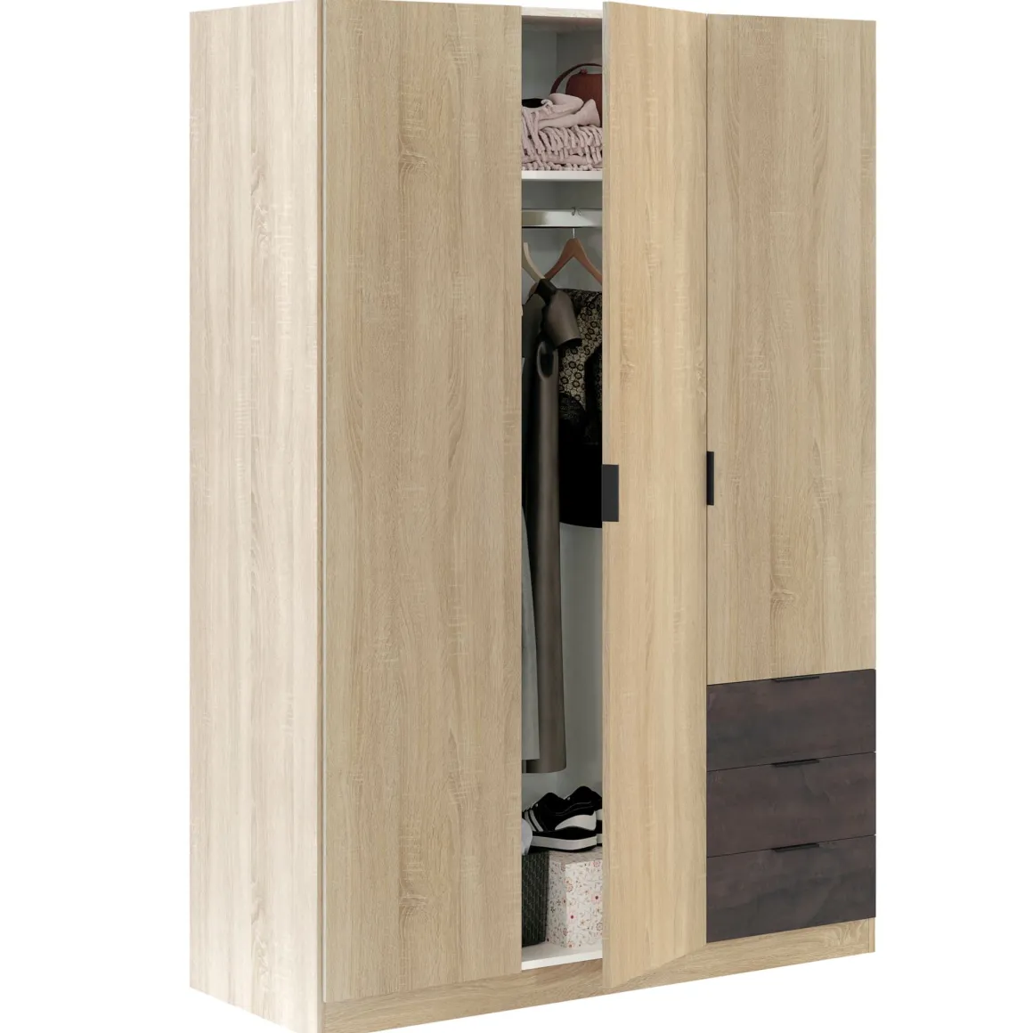 Armoire avec 3 portes et 3 tiroirs - AR81003
