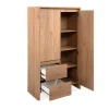 Armoire bois 2 portes et 2 tiroirs