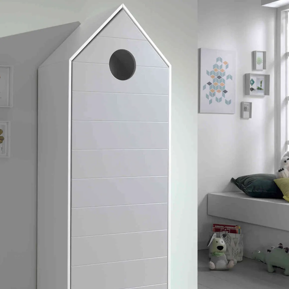 Armoire cabane enfant en bois - AR2027-1