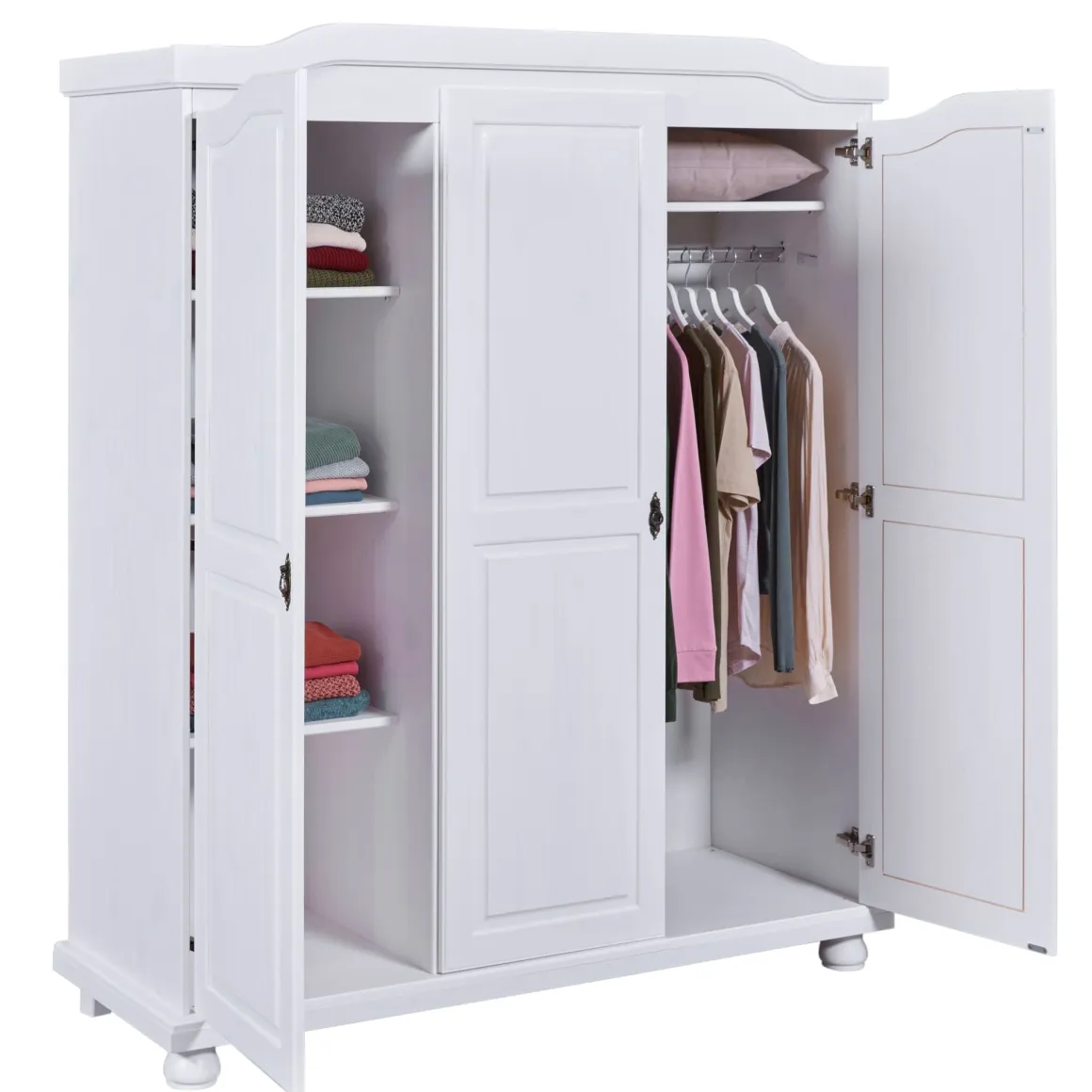 Armoire en bois massif 3 portes