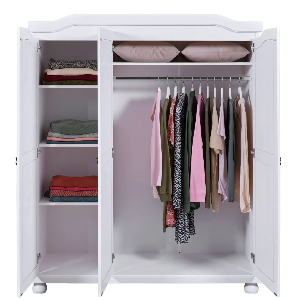 Armoire en bois massif 3 portes