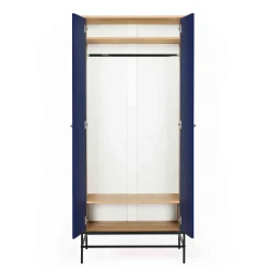 Armoire 2 portes en bois avec pieds en acier - BI0049