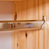 Armoire 2 portes en bois massif chêne clair - AR12042