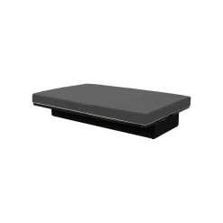 Banquette clic-clac unie avec housse + 2 coussins - CC10003