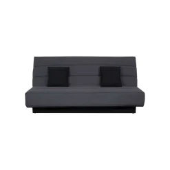 Banquette clic-clac unie avec housse + 2 coussins - CC10003