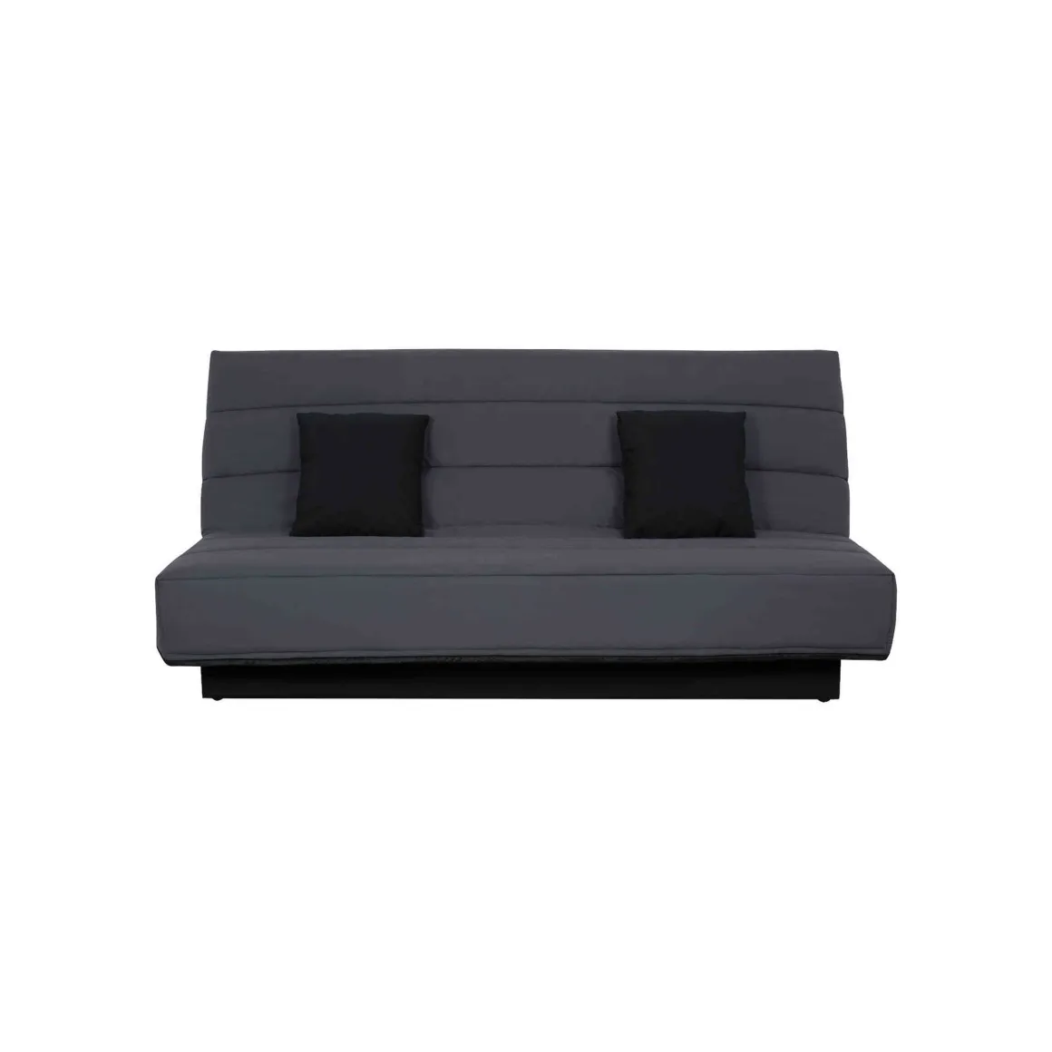 Banquette clic-clac unie avec housse + 2 coussins - CC10003
