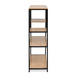 Bibliothèque bois et métal 100 cm Télio