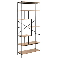 Bibliothèque bois et métal 180 cm Télio