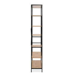 Bibliothèque bois et métal 180 cm Télio