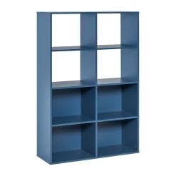 Bibliothèque 8 cases de rangement en bois - BI17036