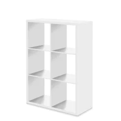 Bibliothèque 6 cases en bois - BI7077