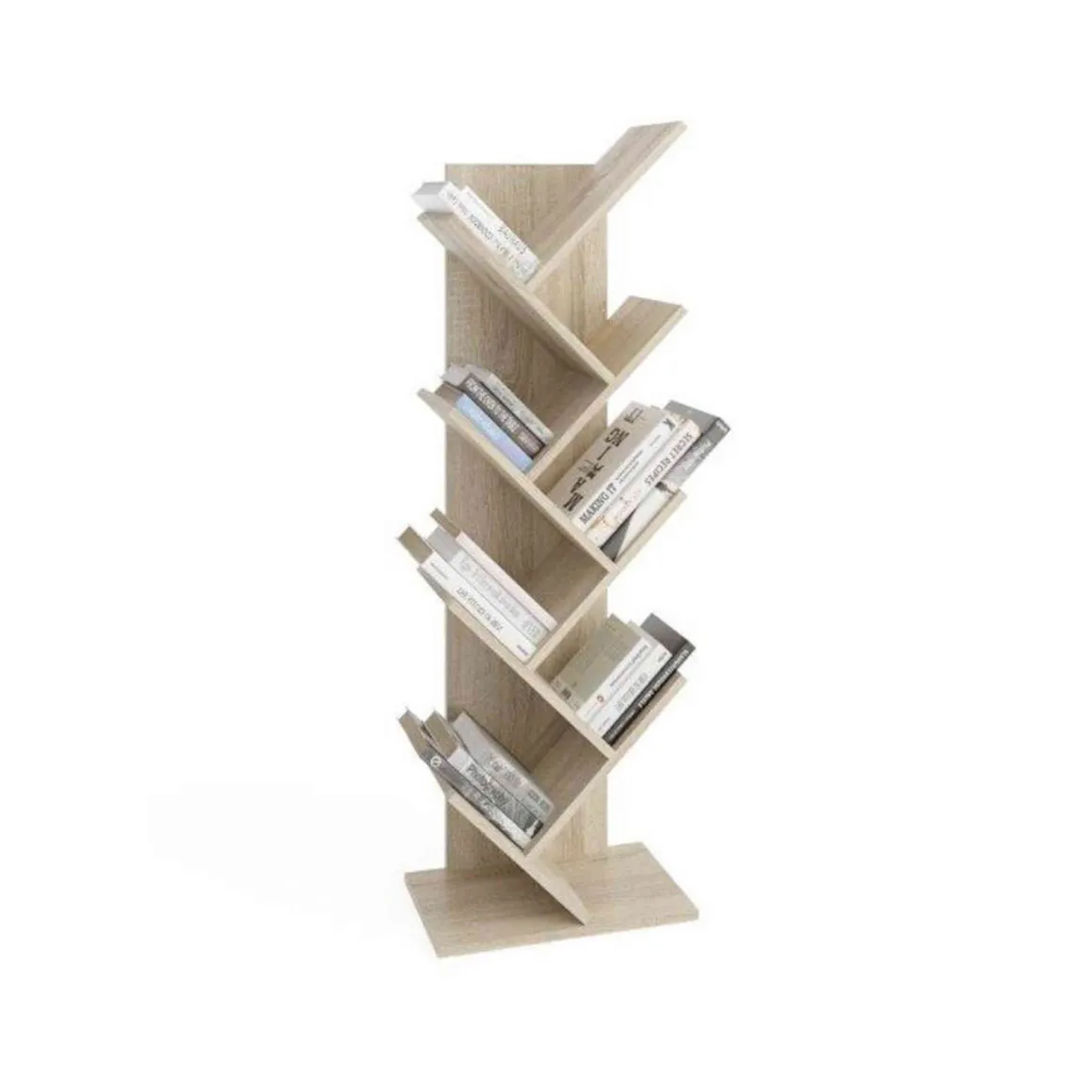 Bibliothèque 7 plateaux en bois - BI13031