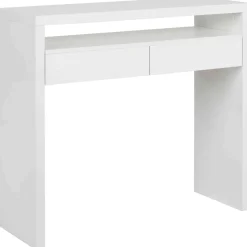 Bureau coulissant avec tiroirs en bois - BU0055