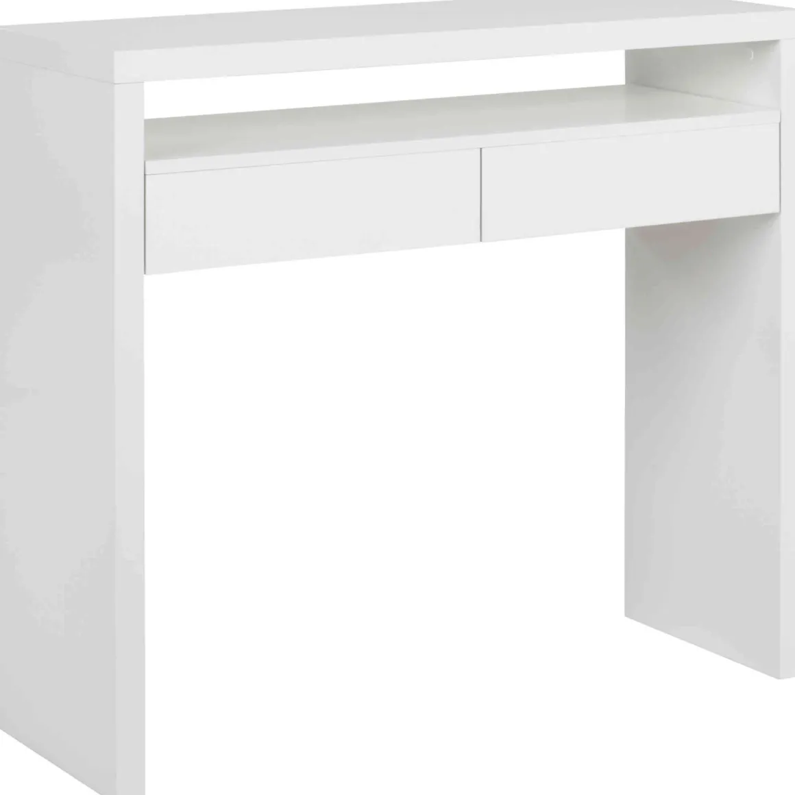 Bureau coulissant avec tiroirs en bois - BU0055