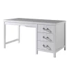 Bureau enfant 3 tiroirs en bois blanc - BU2033