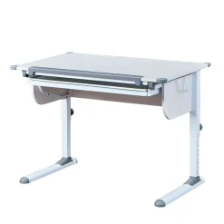 Bureau enfant évolutif à plan inclinable en bois blanc - BU12064