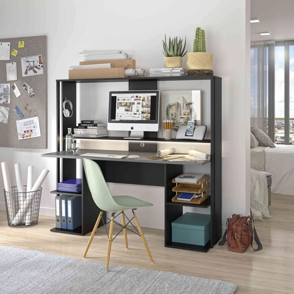 Bureau gaming à LED avec environnement - BU5061
