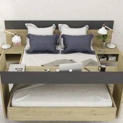 Bureau à roulettes en bois - BU9034