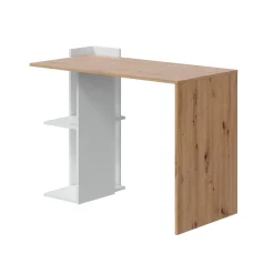 Bureau réversible en bois avec rangement