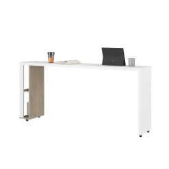 Bureau sur roulettes bicolore GABY