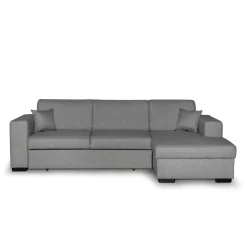 Canapé convertible d'angle droit 4 places en tissu - CA00003