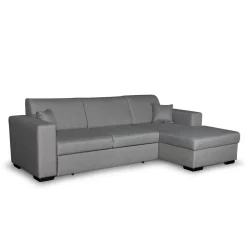 Canapé convertible d'angle droit 4 places en tissu - CA00003