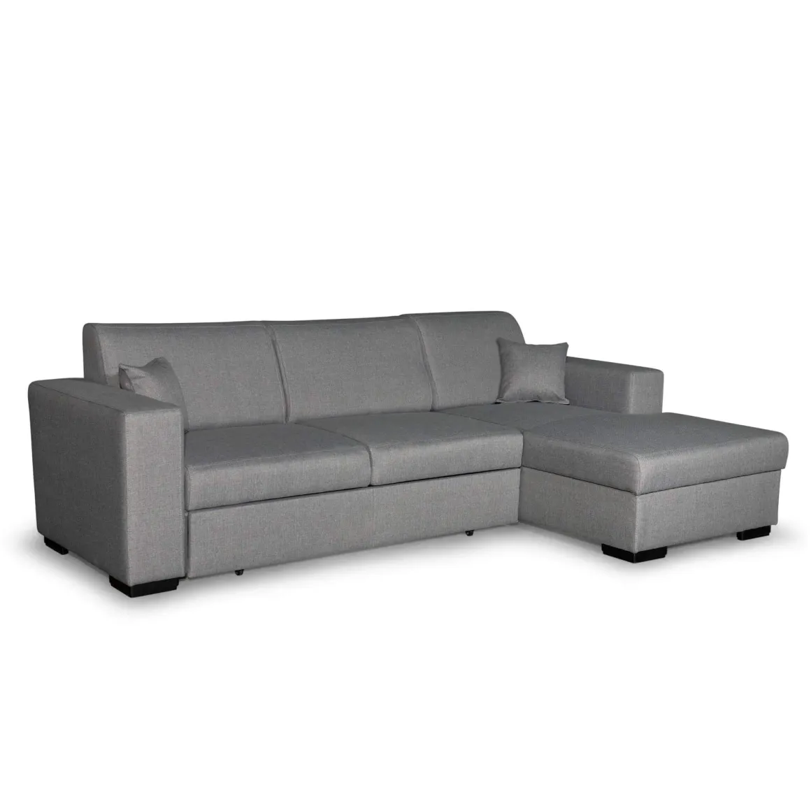 Canapé convertible d'angle droit 4 places en tissu - CA00003