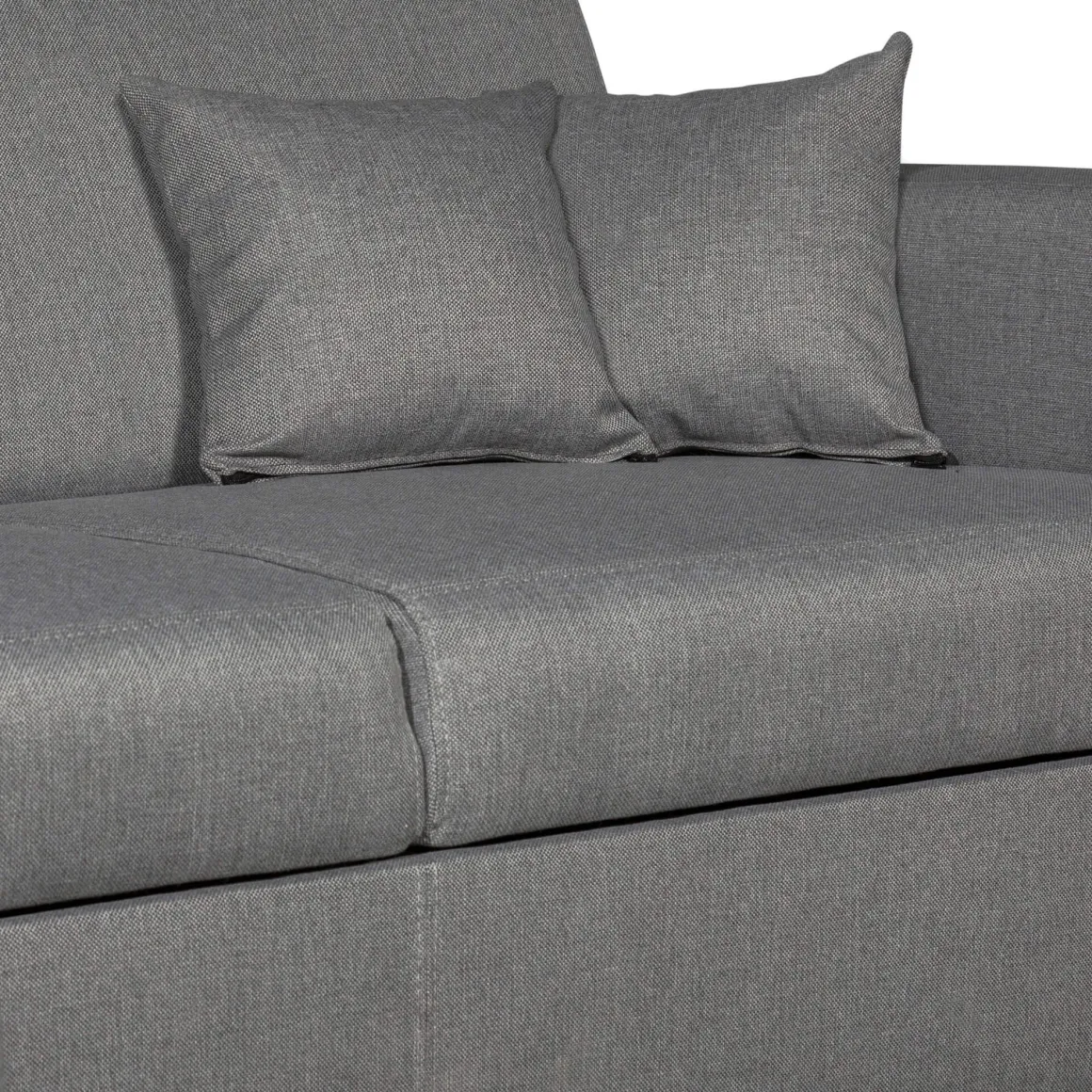 Canapé convertible d'angle droit 4 places en tissu - CA00003