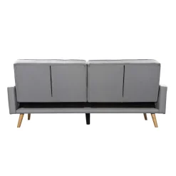 Canapé convertible droit scandinave 3 places en tissu - CA00001