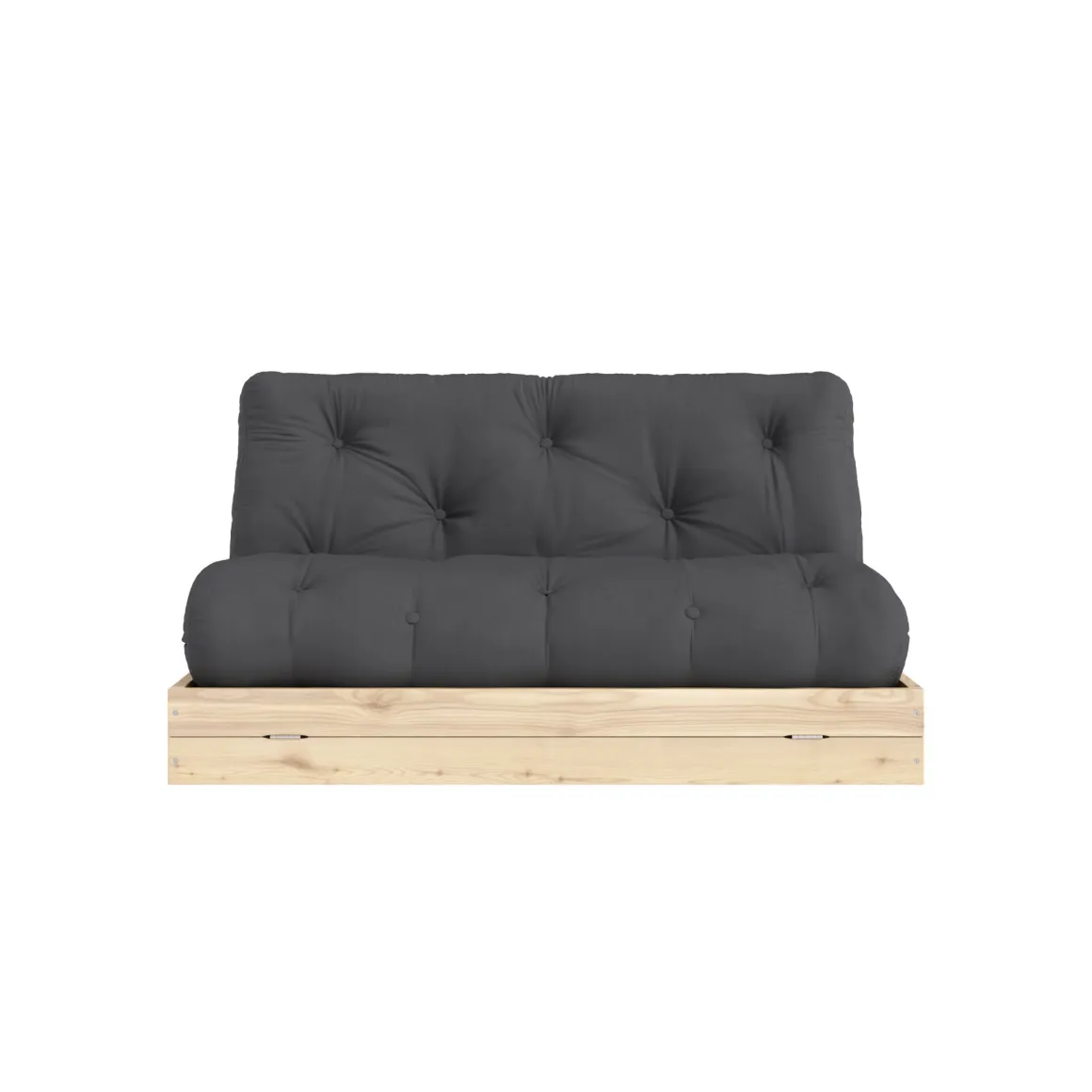 Canapé convertible en pin massif avec futon FLIP
