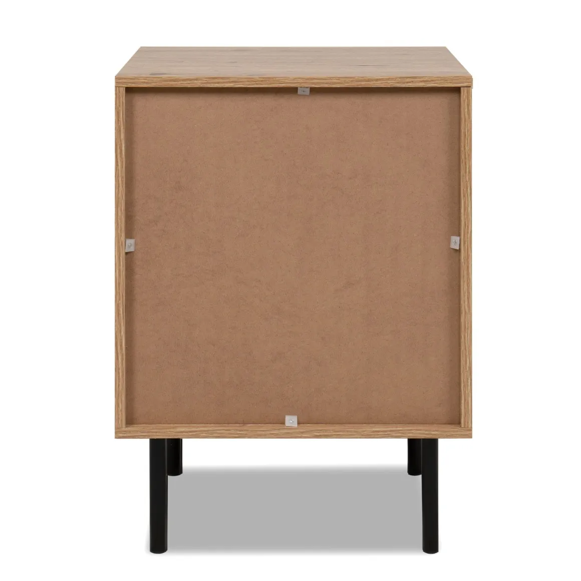 Chevet bois et métal avec tiroirs design