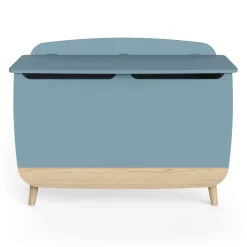 Coffre à jouets en bois bicolore LOUISON - CO2013