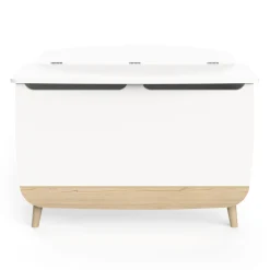 Coffre à jouets en bois bicolore LOUISON - CO2013