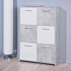 Commode 6 portes en bois - CO12053-2