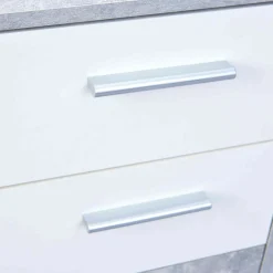Commode 3 portes 2 tiroirs en bois - CO12053-1