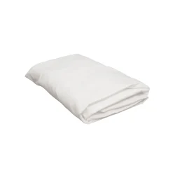 Drap housse bébé blanc percale bonnet 15 cm