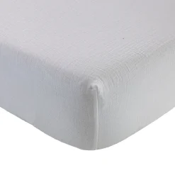 Drap housse bébé gaze de coton NOA