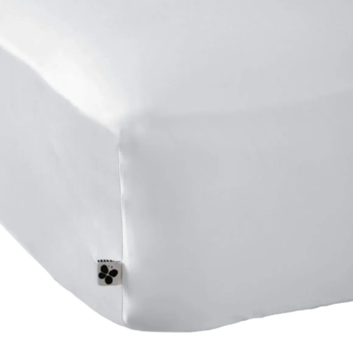 Drap housse bonnet 30 cm en bambou uni