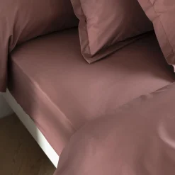 Drap housse coton percale bonnet 40 cm - SOMEO