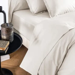 Drap housse coton percale bonnet 30 cm - SOMEO