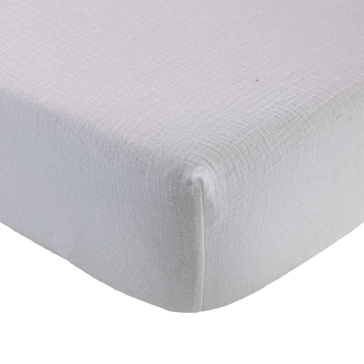 Drap housse gaze de coton Terre de Nuit NOA