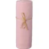 Drap housse jersey bio 70x140 cm - Rose Bonbon