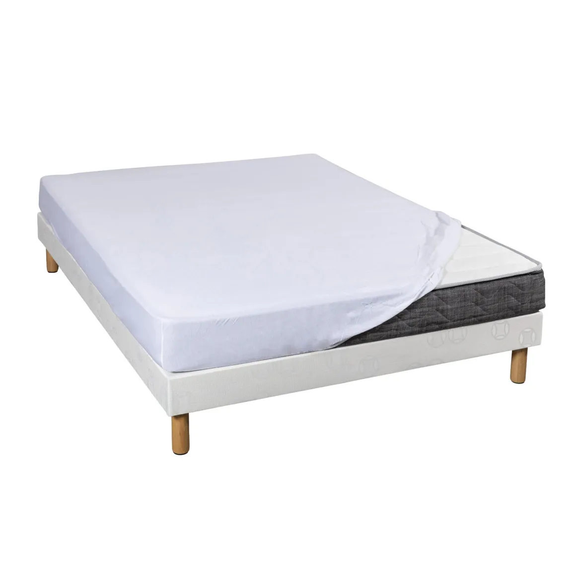 Drap housse jersey coton Lycra Tencel Terre de Nuit