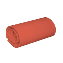 Drap housse jersey orange terracotta bonnet 30 cm
