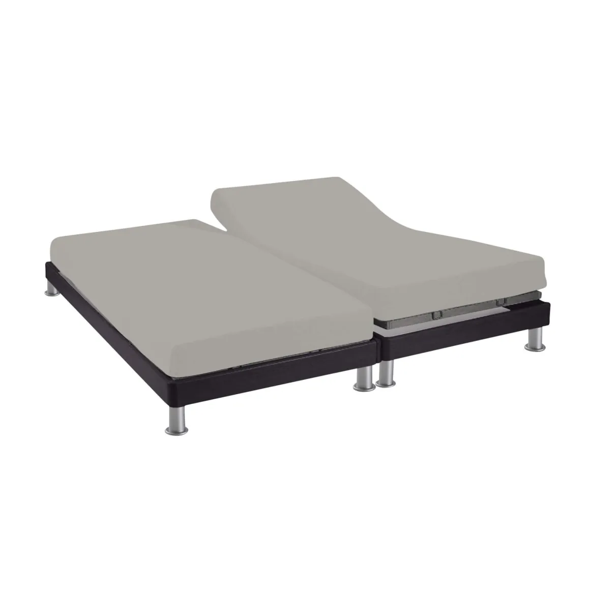 Drap housse pour lit articulé 100% coton bonnet 30 cm
