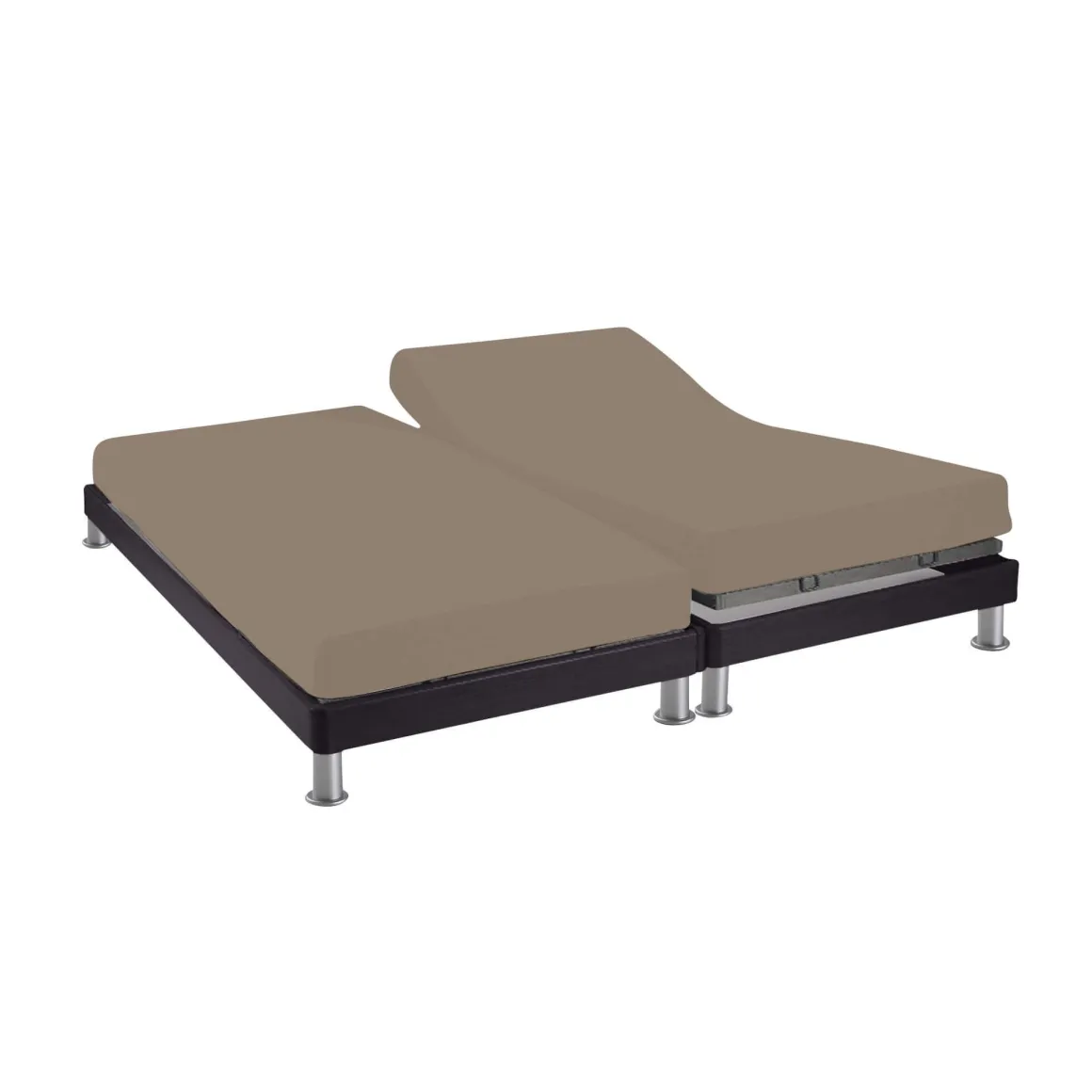 Drap housse pour lit articulé 100% coton biologique bonnet 30 cm