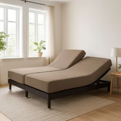 Drap housse pour lit articulé 100% coton biologique bonnet 30 cm