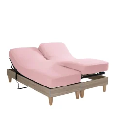 Drap housse pour lit articulé jersey extensible