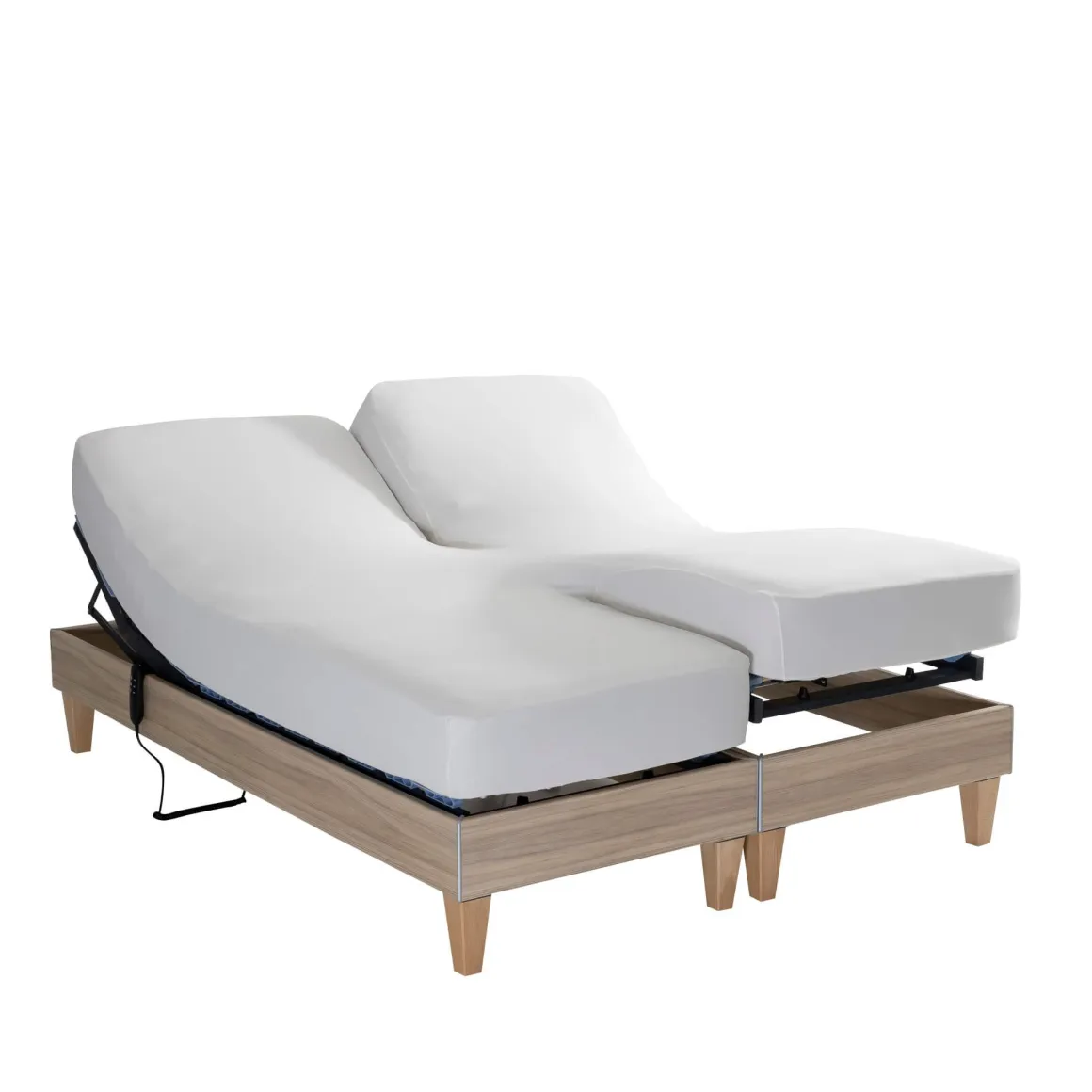 Drap housse pour lit articulé jersey extensible