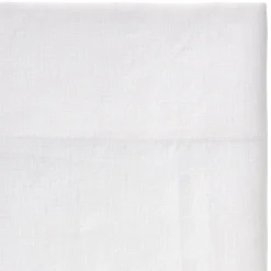 Drap plat blanc 100% lin